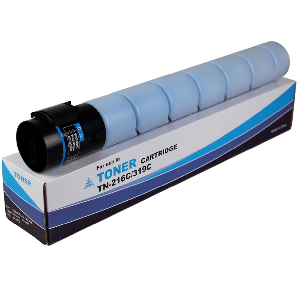 Compatible KONICA MINOLTA TN-216C (A11G431) Cyan Toner Cartridge Premium Quality - Cartouches Certifiées