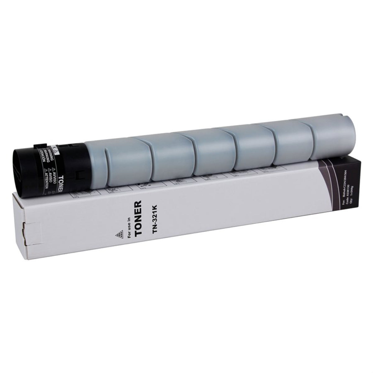 Compatible KONICA MINOLTA TN-321K (A33K130) Black Toner Cartridge Premium Quality - Cartouches Certifiées