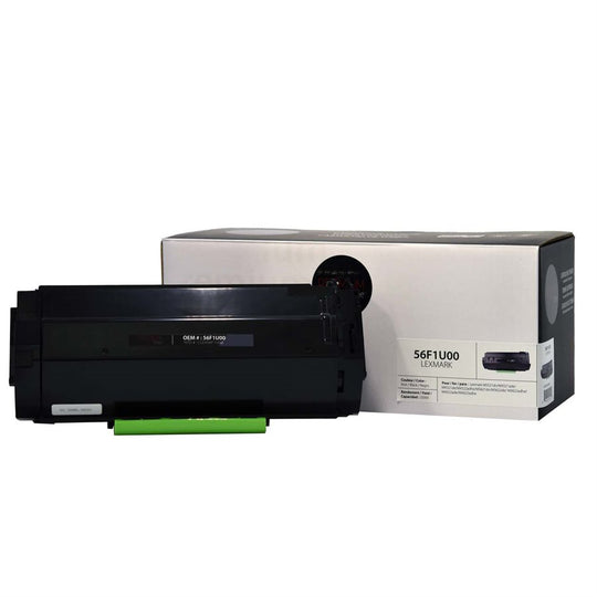 Compatible LEXMARK 56F1U00 Black Toner Cartridge Premium Quality