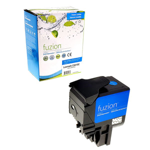 Compatible LEXMARK 80C1HC0 (80C0H20) Cyan Toner Cartridge Premium Quality - Cartouches Certifiées