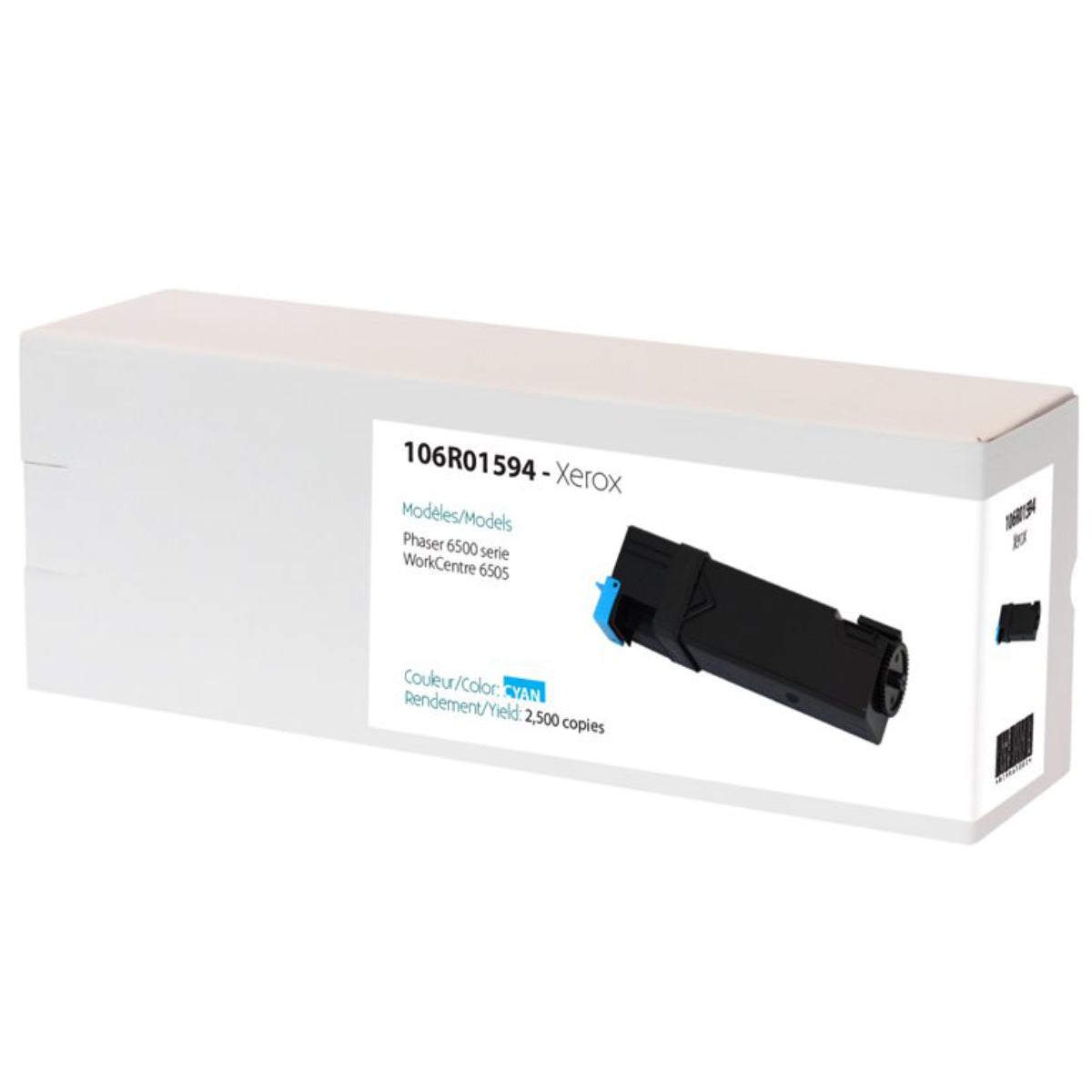 Compatible XEROX 106R01594 Cyan Toner Cartridge - Cartouches Certifiées