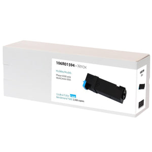 Compatible XEROX 106R01594 Cyan Toner Cartridge - Cartouches Certifiées