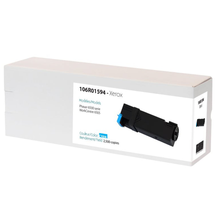 Compatible XEROX 106R01594 Cyan Toner Cartridge - Cartouches Certifiées