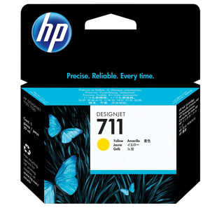 HP 711 - 29ml (CZ132A) Yellow Original Inkjet Cartridge - Cartouches Certifiées