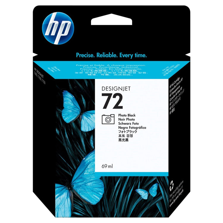 HP 72 - 69ml (C9397A) Photo Black Original Inkjet Cartridge - Cartouches Certifiées
