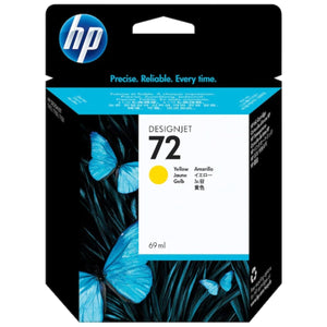 HP 72 - 69ml (C9400A) Yellow Original Inkjet Cartridge - Cartouches Certifiées