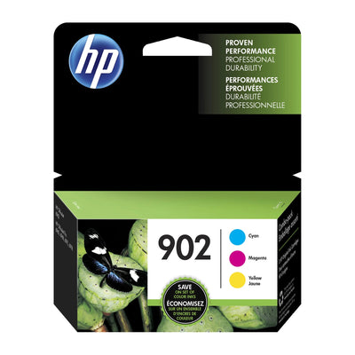 HP 902 (T0A38AN) Cyan Magenta & Yellow Original Inkjet Cartridge - Cartouches Certifiées