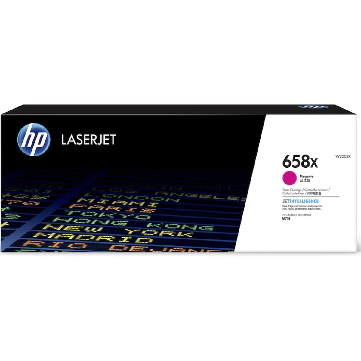 HP W2003X (658X) Magenta Original Toner Cartridge - Cartouches Certifiées
