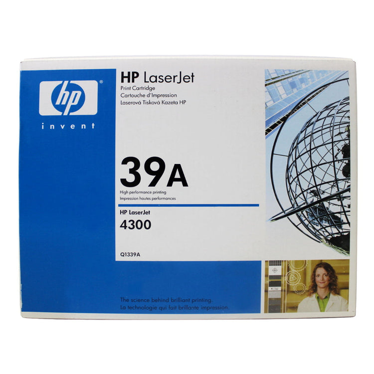 HP Q1339A (39A) Black Original Toner Cartridge - Cartouches Certifiées