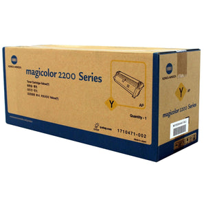 KONICA MINOLTA 1710471 - 002 Yellow Original Toner Cartridge  -  Cartouches Certifiées