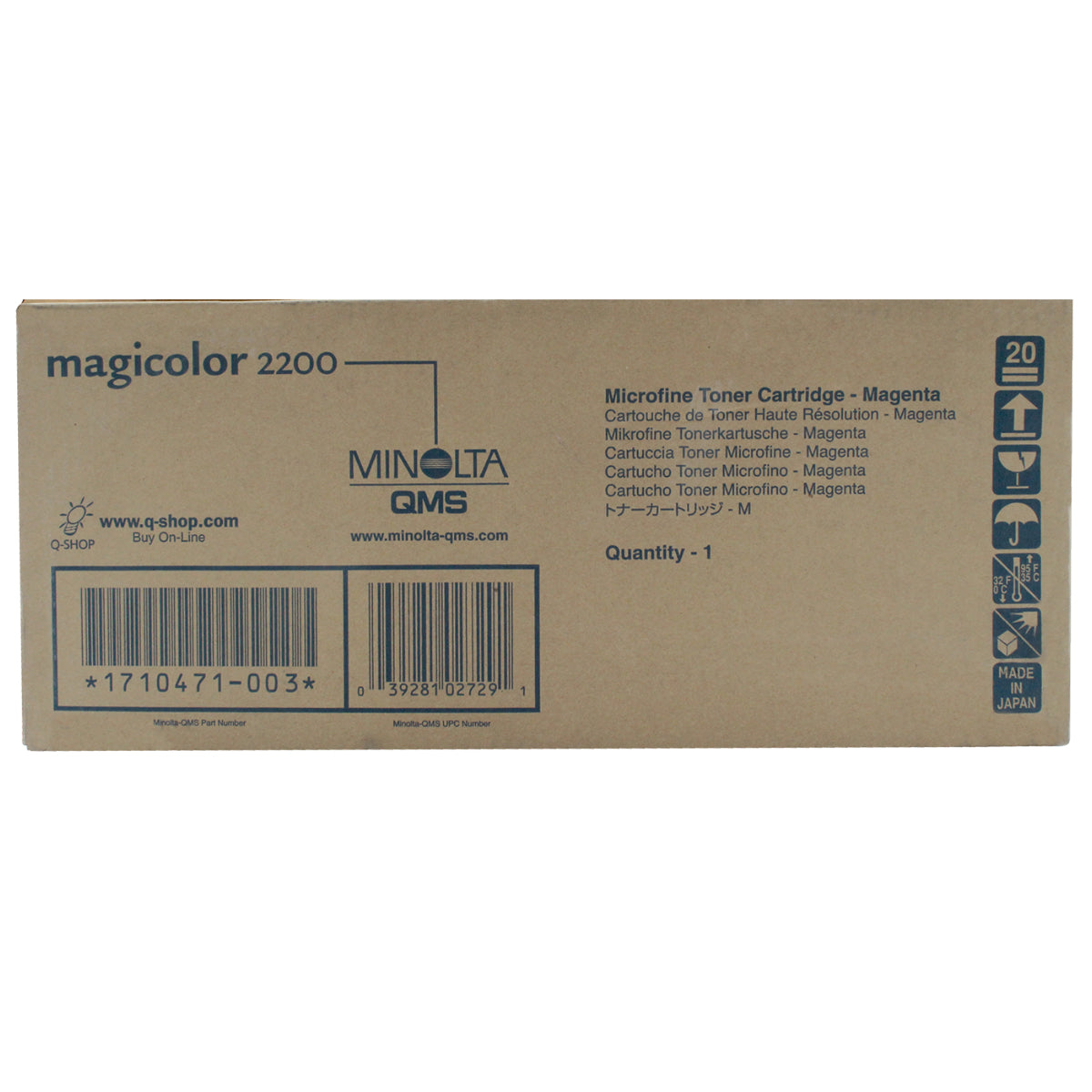 KONICA MINOLTA 1710471 - 003 Magenta Original Toner Cartridge  -  Cartouches Certifiées
