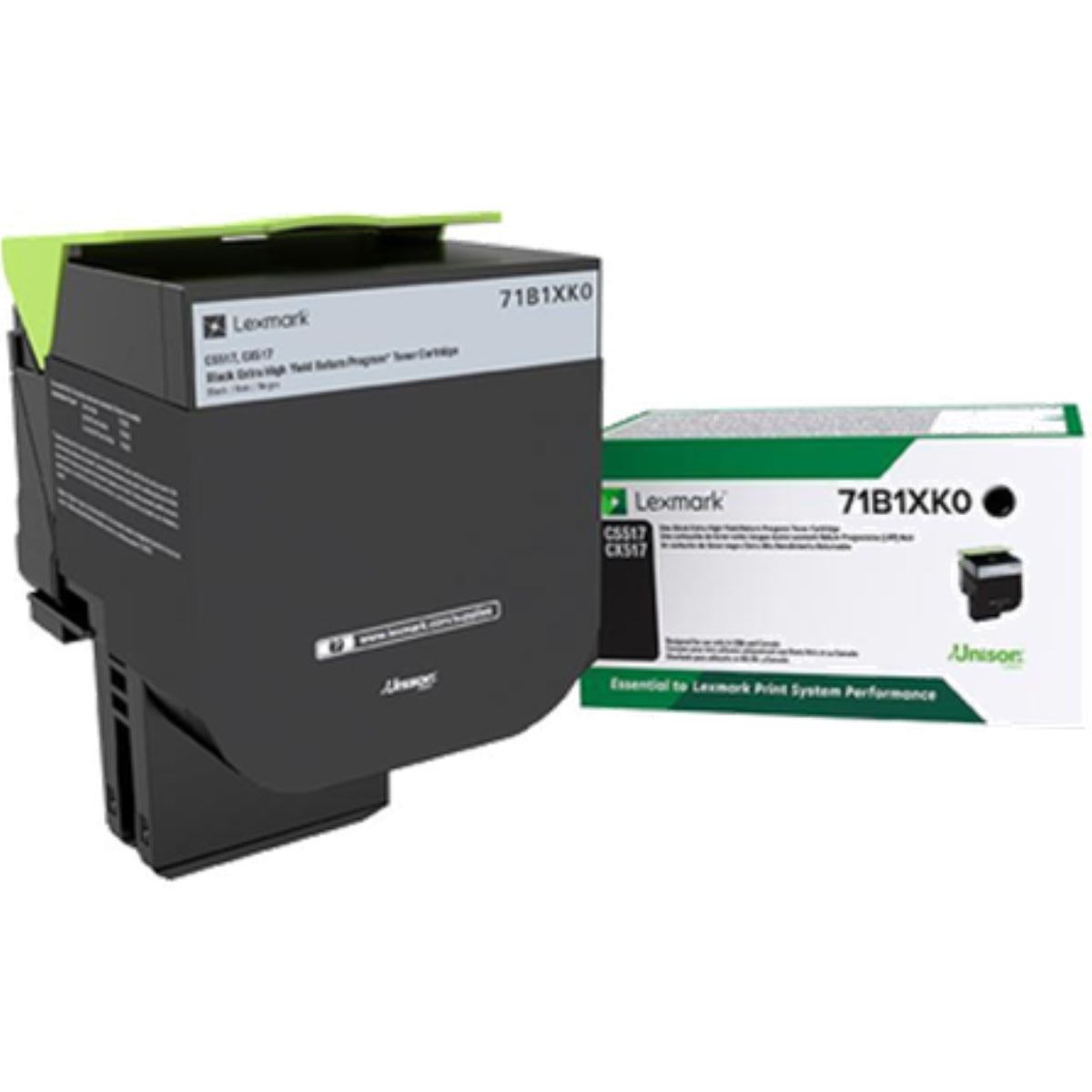 LEXMARK 71B1XK0  Black Original Toner Cartridge - Cartouches Certifiées