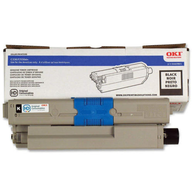 Cartridges for OKIDATA 44469801 Black Original Toner Cartridge  -  Cartouches Certifiées