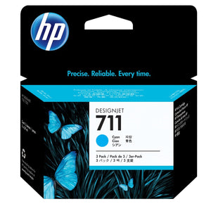 HP 711 - 29ml (CZ130A) Cyan Original Inkjet Cartridge - Cartouches Certifiées