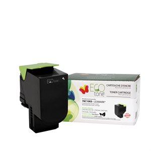 Refurbished LEXMARK 78C10K0 Black Toner Cartridge - Cartouches Certifiées