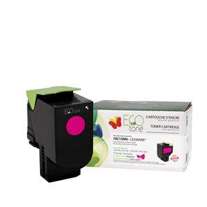 Refurbished LEXMARK 78C1XM0 Magenta Toner Cartridge - Cartouches Certifiées