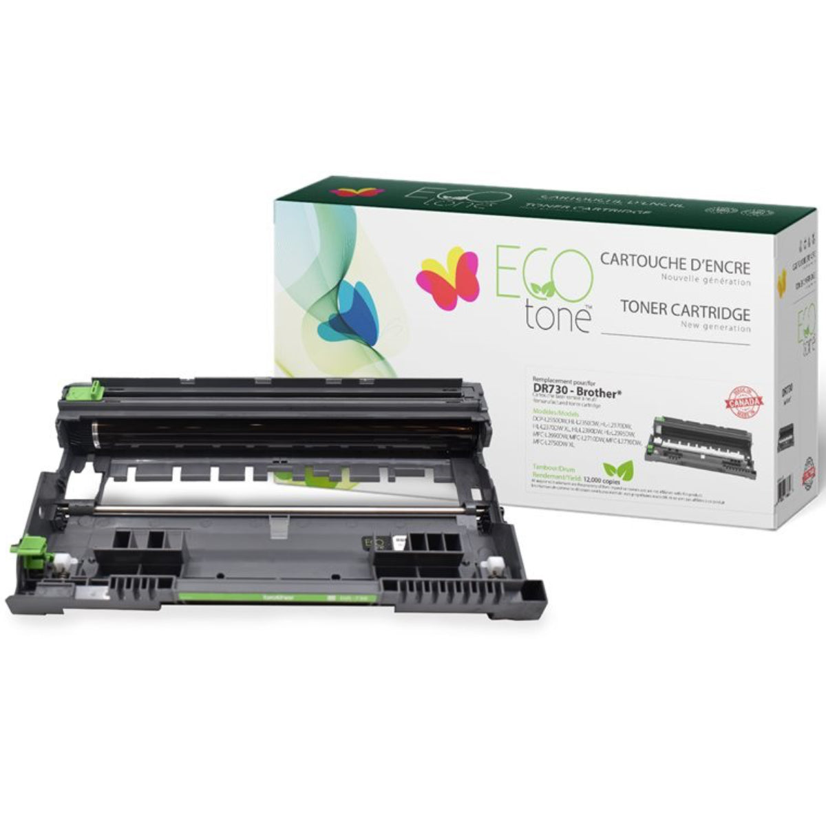 Refurbished BROTHER DR-730 Black Drum - Cartouches Certifiées