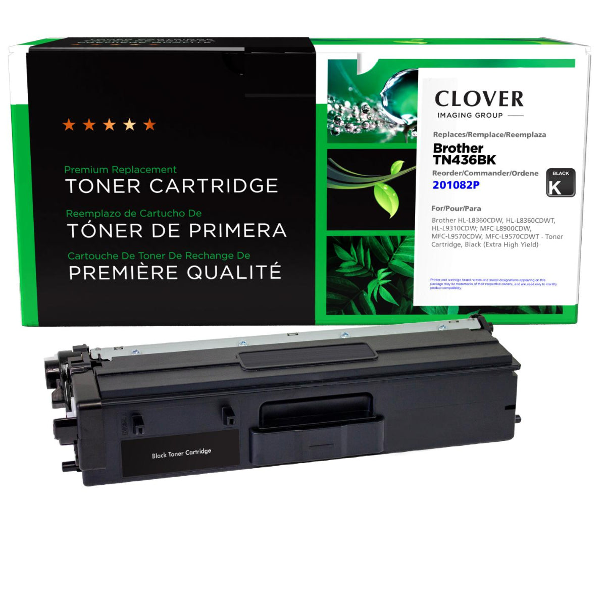 Refurbished BROTHER TN-436BK Black Toner Cartridge - Cartouches Certifiées