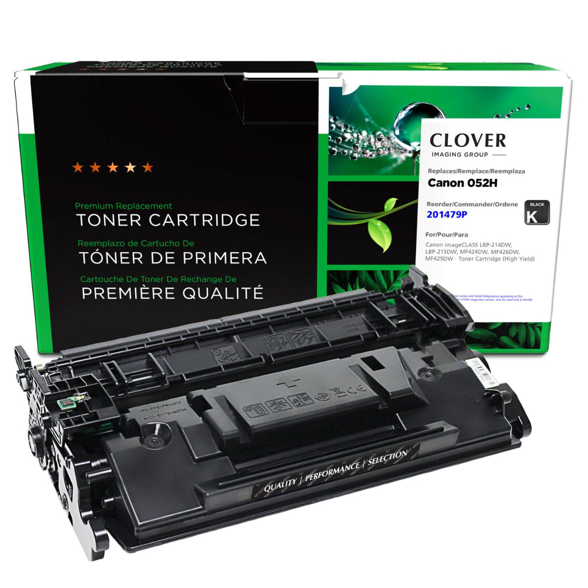 Refurbished CANON 052H (2200C001) Black Toner Cartridge - Cartouches Certifiées