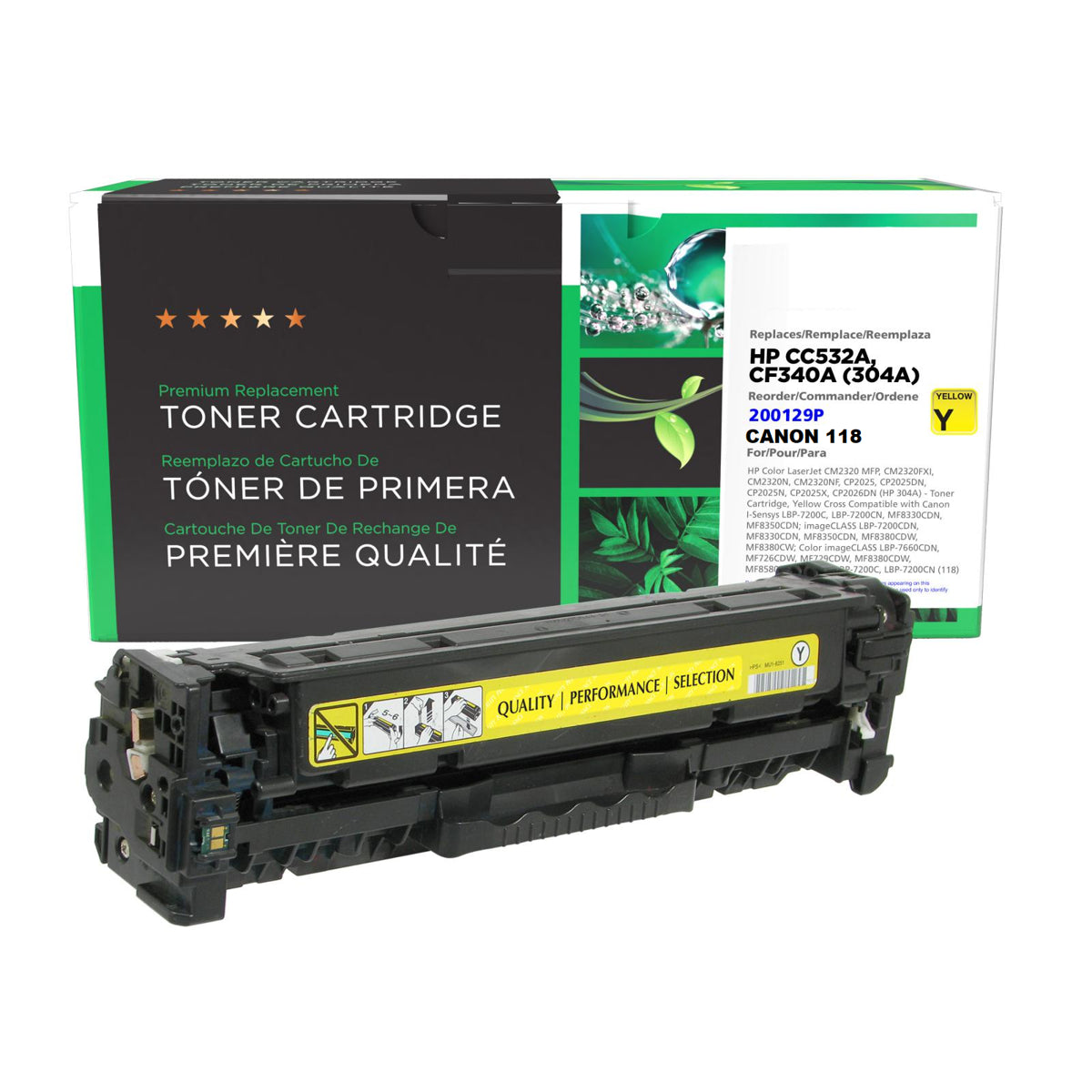 Refurbished CANON 118 (2659B001) Yellow Toner Cartridge - Cartouches Certifiées