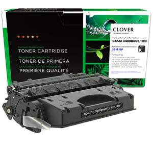 Refurbished CANON 119 II (3480B001) Black Toner Cartridge - Cartouches Certifiées