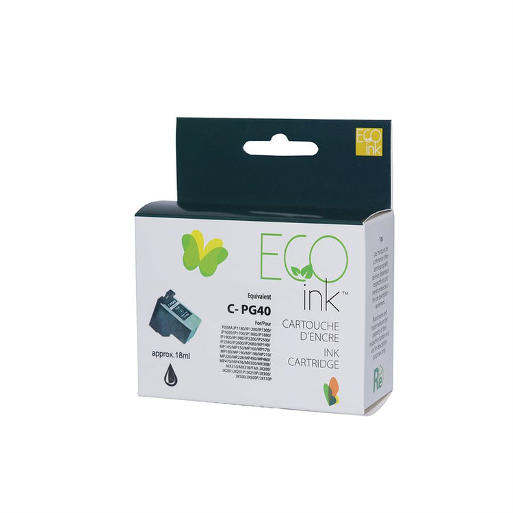 Refurbished CANON PG-40 (0615B002) Black Inkjet Cartridge - Cartouches Certifiées