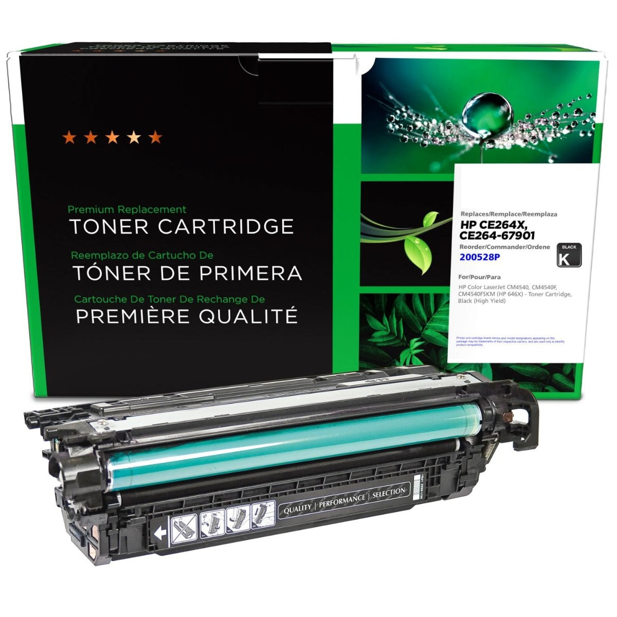 Refurbished HP (646X) Black Toner Cartridge - Cartouches Certifiées