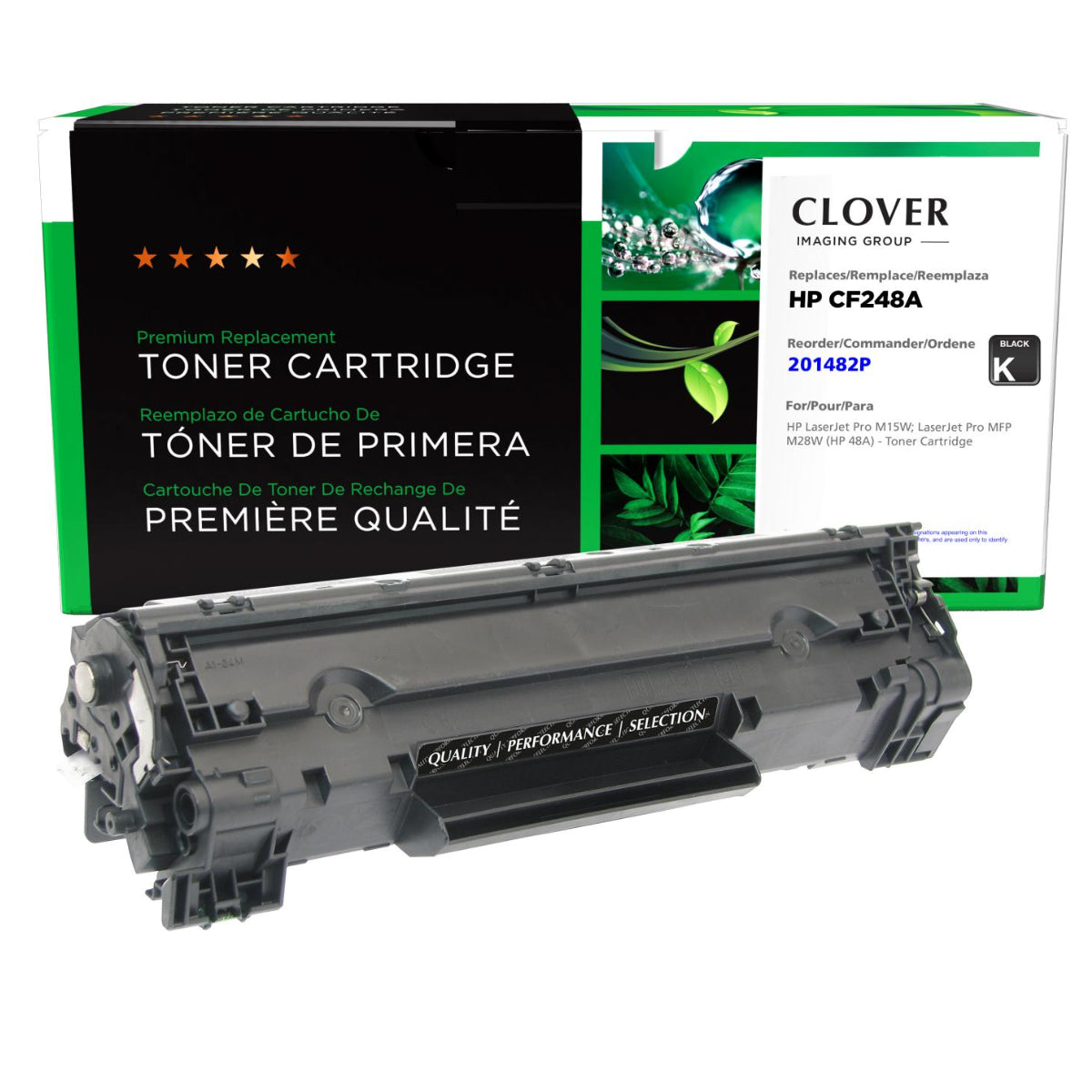 Refurbished HP (48A) Black Toner Cartridge - Cartouches Certifiées