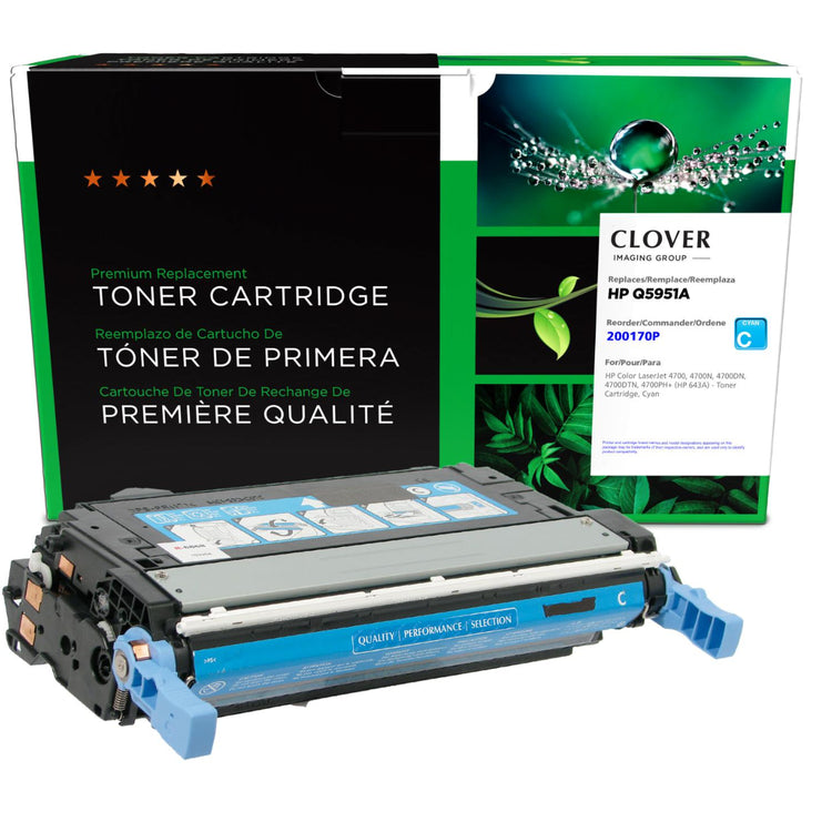 Refurbished HP (643A) Cyan Toner Cartridge - Cartouches Certifiées