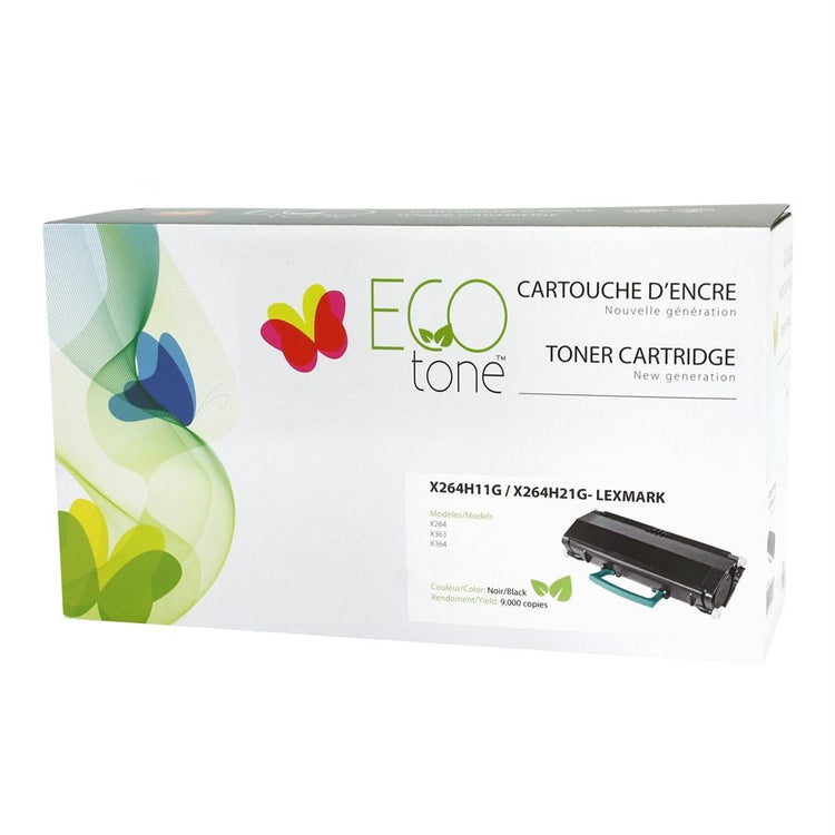 Refurbished LEXMARK X264H11G Black Toner Cartridge - Cartouches Certifiées