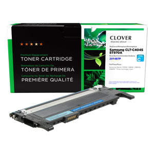 Refurbished SAMSUNG CLT-C404S (ST970A) Cyan Toner Cartridge - Cartouches Certifiées