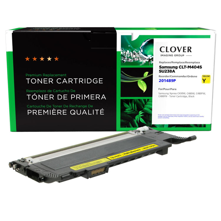 Refurbished SAMSUNG CLT-Y404S (SU448A) Yellow Toner Cartridge - Cartouches Certifiées