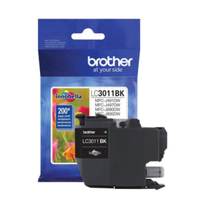 BROTHER LC3011BK Black Original Inkjet Cartridge - Cartouches Certifiées