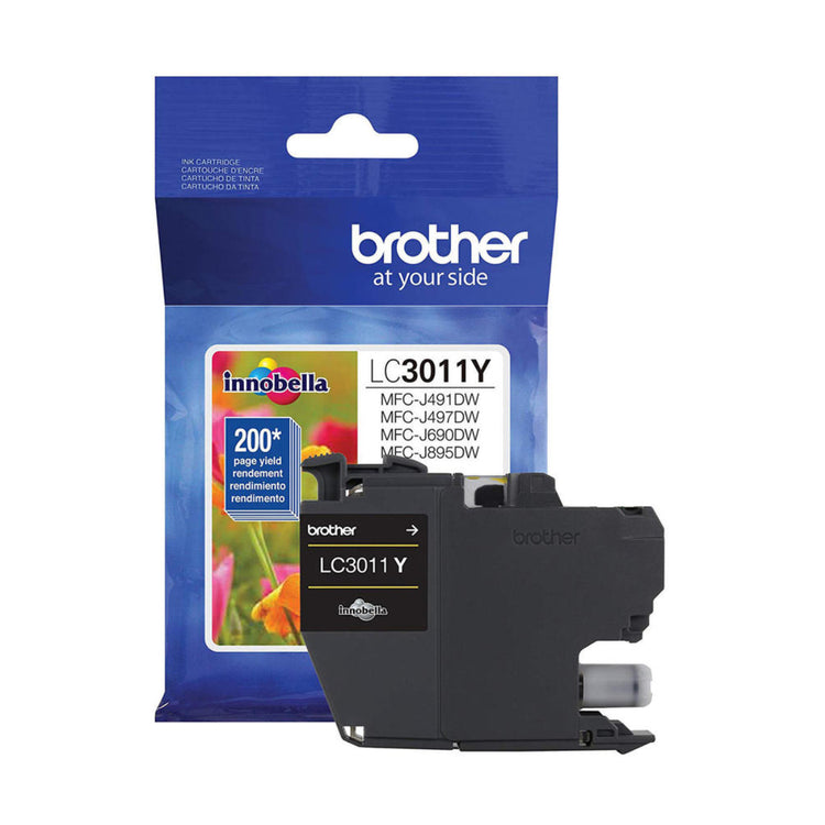 BROTHER LC3011Y Yellow Original Inkjet Cartridge - Cartouches Certifiées