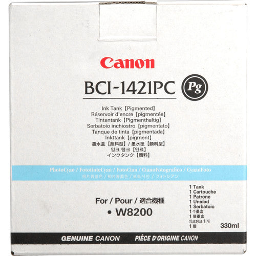CANON BCI-1421 (8371A001AA) Photo Cyan Original Inkjet Cartridge - Cartouches Certifiées