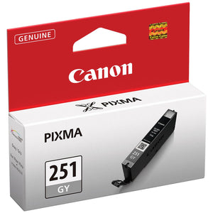 CANON CLI-251 (6517B001) Gray Original Inkjet Cartridge - Cartouches Certifiées