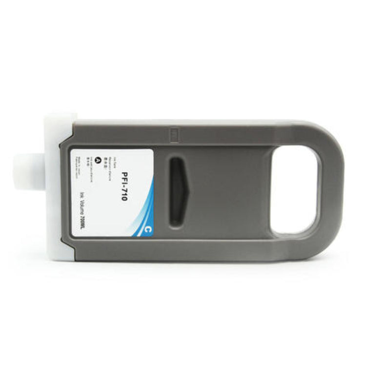 Compatible CANON PFI-710C 700ml (2355C001AA) Cyan Inkjet Cartridge Premium Quality - Cartouches Certifiées