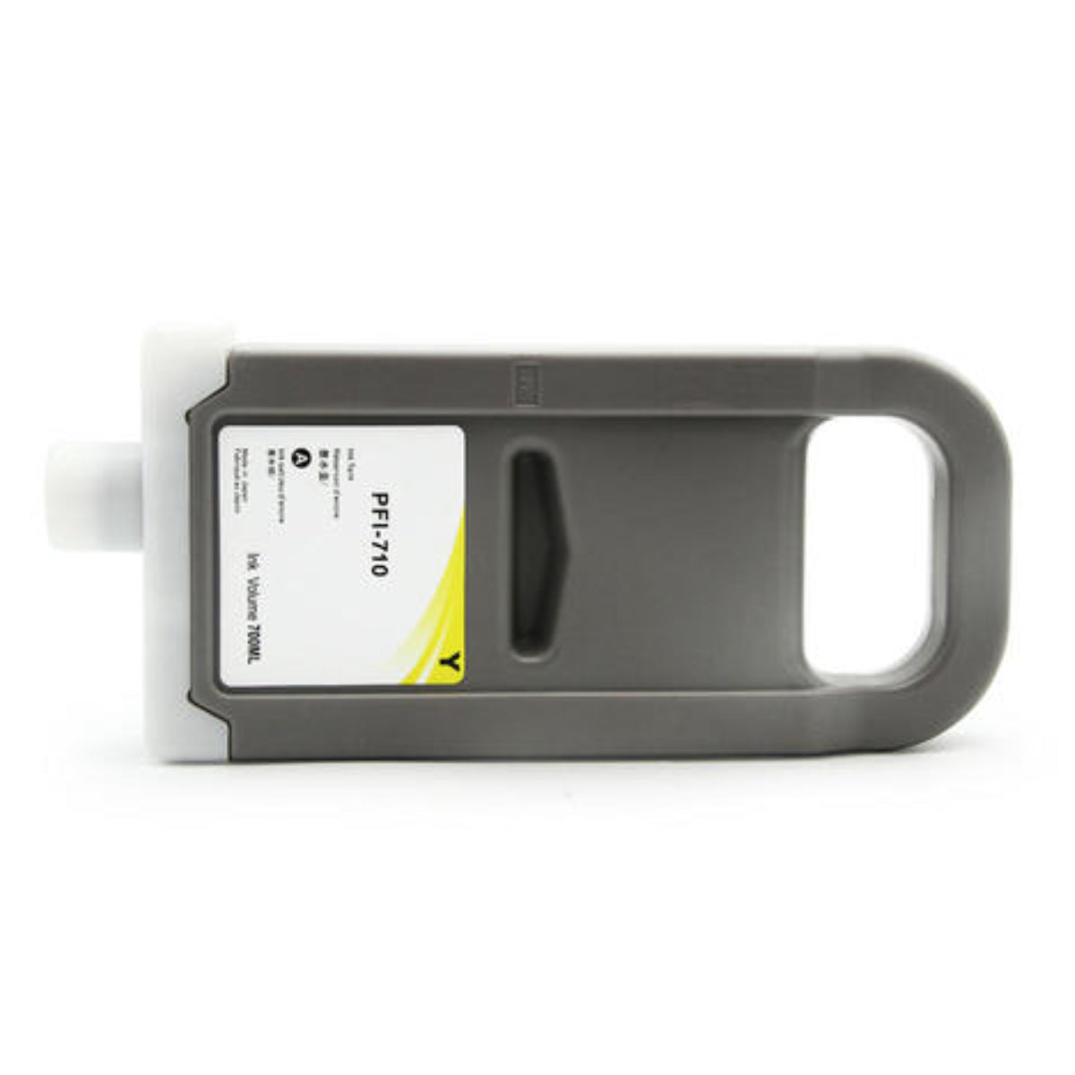 Compatible CANON PFI-710Y 700ml (2357C001AA) Yellow Inkjet Cartridge Premium Quality - Cartouches Certifiées