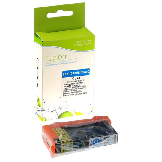 Compatible LEXMARK 100XL Cyan Inkjet Cartridge Premium Quality