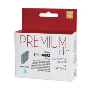 Compatible EPSON T069 (T069220) Cyan Inkjet Cartridge Premium Quality - Cartouches Certifiées