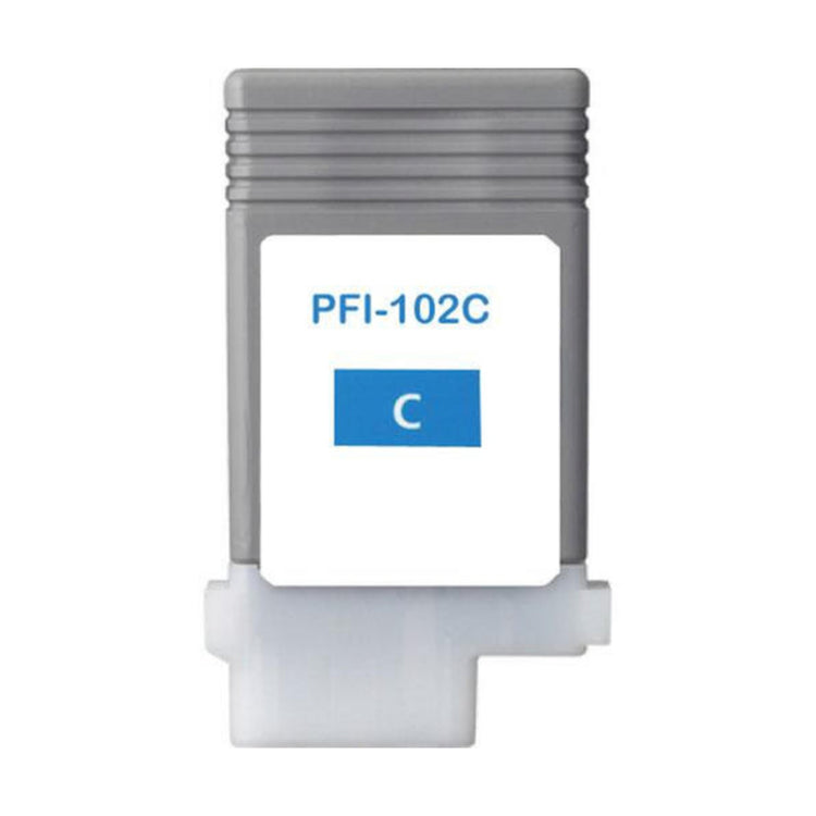 Compatible CANON PFI-102 (0896B001AA) Cyan Inkjet Cartridge Premium Quality - Cartouches Certifiées