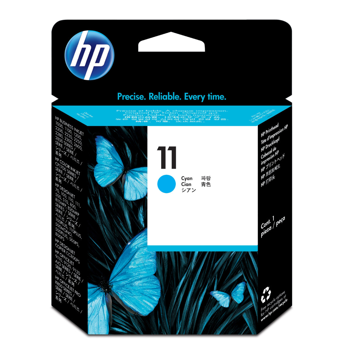 HP 11 (C4811A) Cyan Original Printhead - Cartouches Certifiées