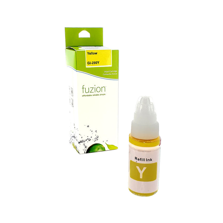 Compatible CANON GI-290Y (1598C001) Yellow Inkjet Cartridge - Cartouches Certifiées