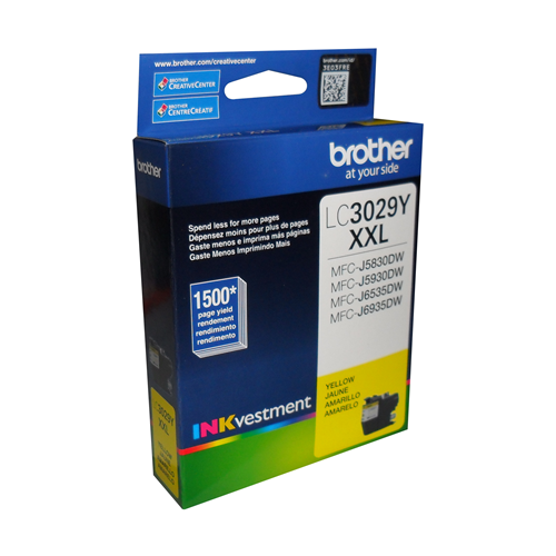 BROTHER LC3029Y Yellow Original Inkjet Cartridge - Cartouches Certifiées