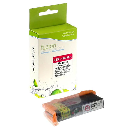 Compatible LEXMARK 100XL Magenta Inkjet Cartridge Premium Quality