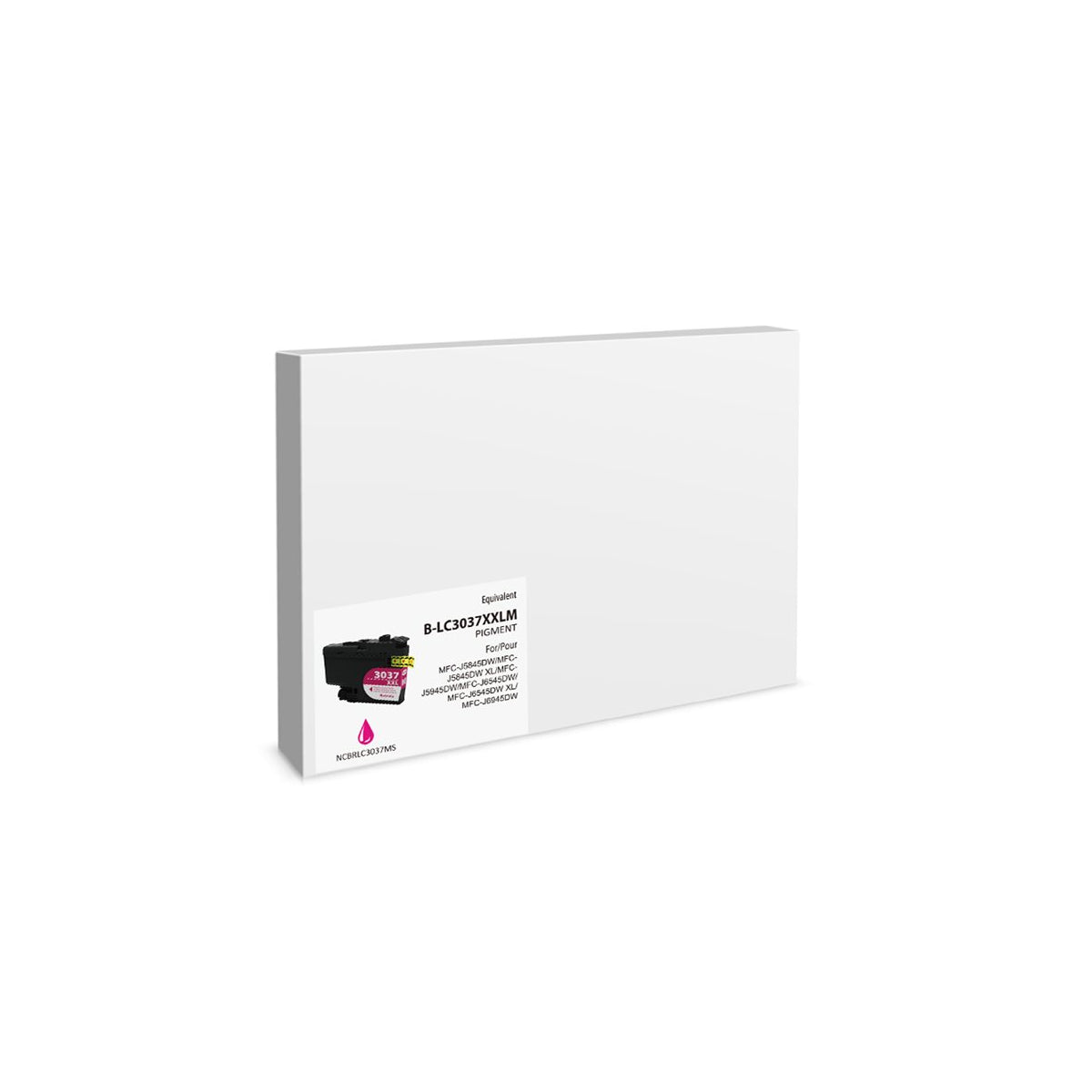 Compatible BROTHER LC3037M Magenta Inkjet Cartridge Premium Quality - Cartouches Certifiées