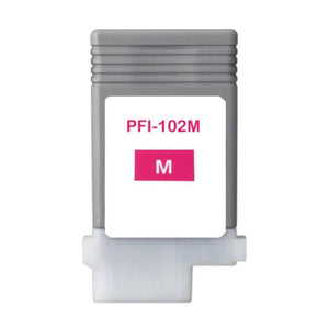 Compatible CANON PFI-102 (0897B001AA) Magenta Inkjet Cartridge Premium Quality - Cartouches Certifiées