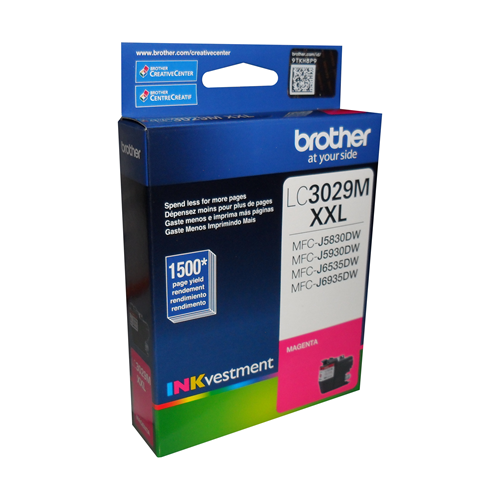 BROTHER LC3029M Magenta Original Inkjet Cartridge - Cartouches Certifiées