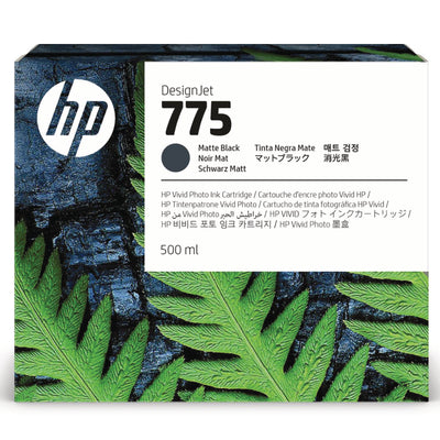 HP 775 - 500ml (1XB22A) Matte Black Original Inkjet Cartridge - Cartouches Certifiées
