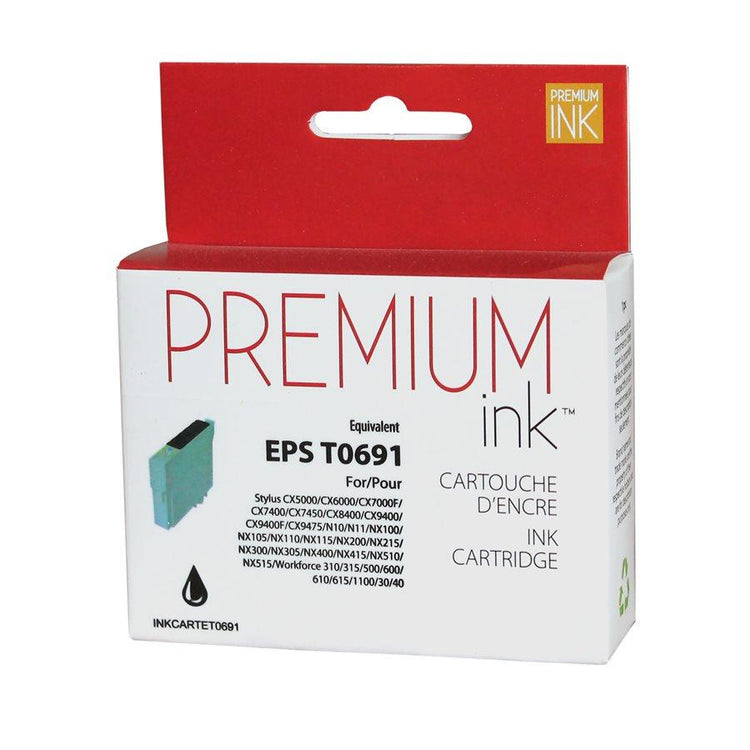 Compatible EPSON T069 (T069120) Black Inkjet Cartridge Premium Quality - Cartouches Certifiées